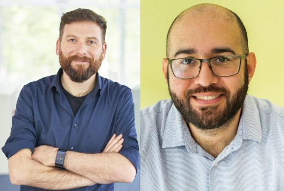 Gabriele Compostella, Quantum Computing Lead und Sheir Yarkoni, Quantencomputing-Experte bei der Volkswagen AG ©Volkswagen AG