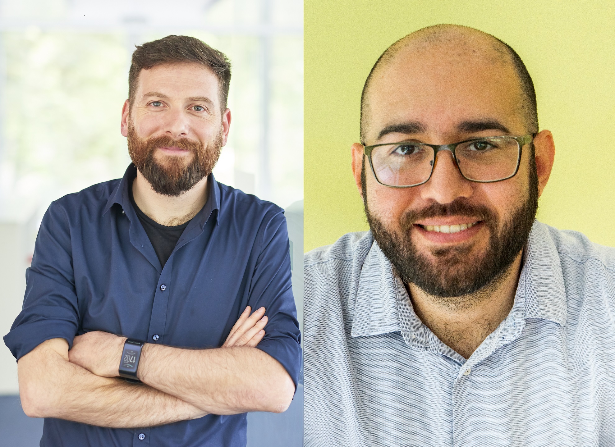 Gabriele Compostella, Quantum Computing Lead und Sheir Yarkoni, Quantencomputing-Experte bei der Volkswagen AG ©Volkswagen AG